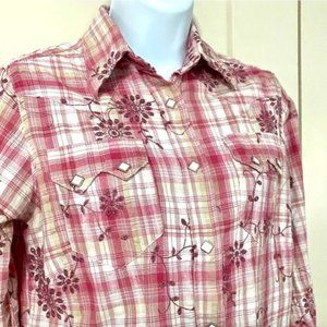 Rockmount Ranch Wear  Western Pearl Snaps Shirt - Small